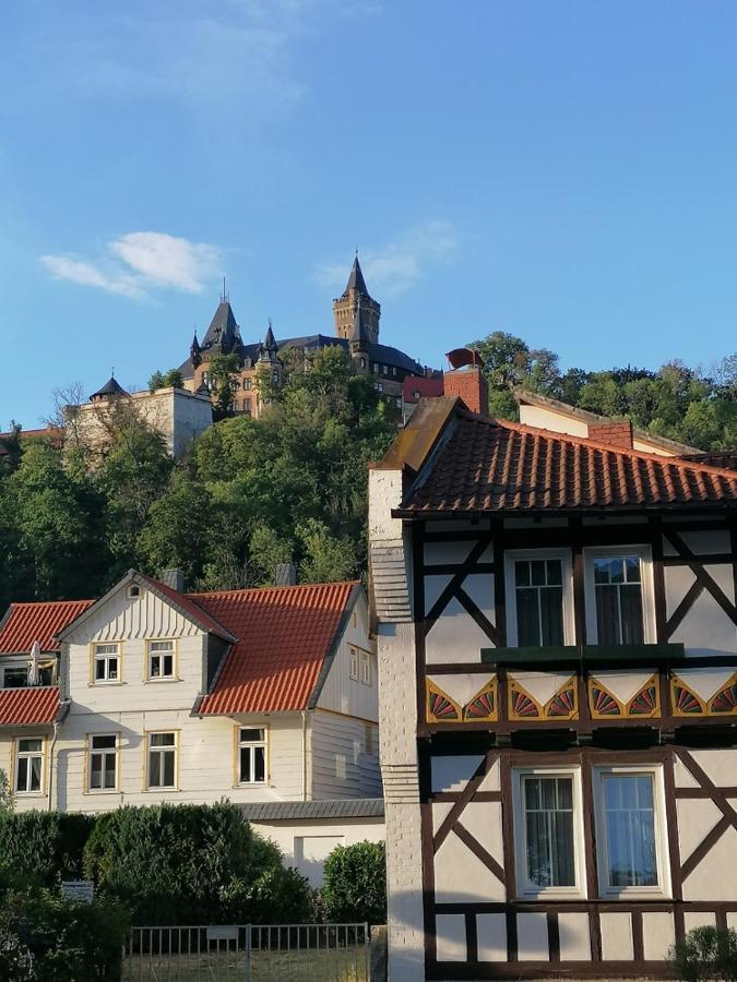 Haus Kreuzberg Mit Schlossblick Appartement Wernigerode Buitenkant foto