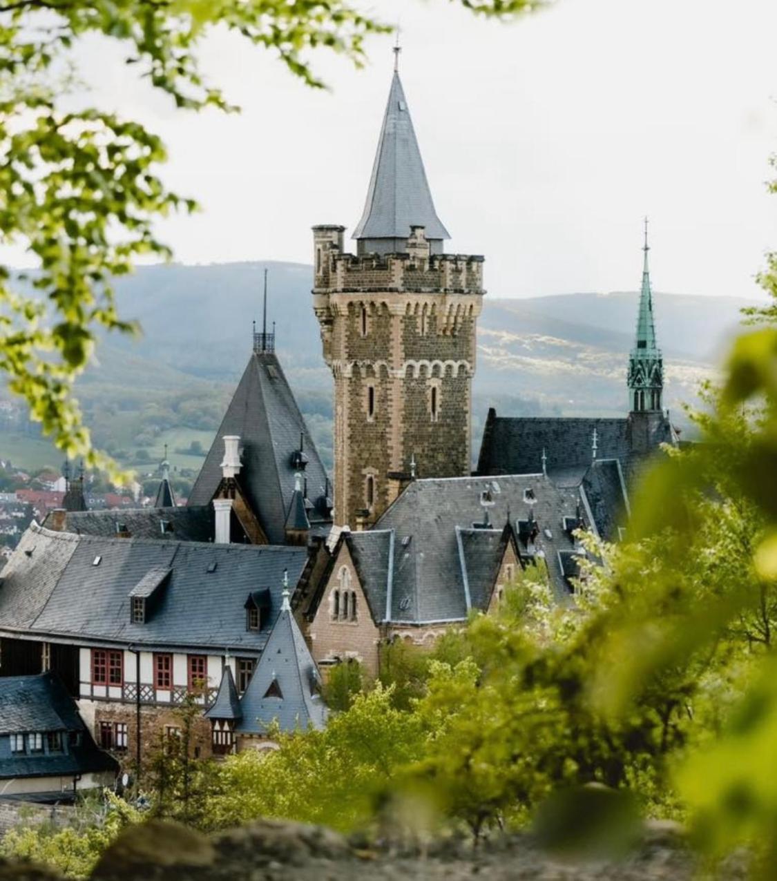 Haus Kreuzberg Mit Schlossblick Appartement Wernigerode Buitenkant foto